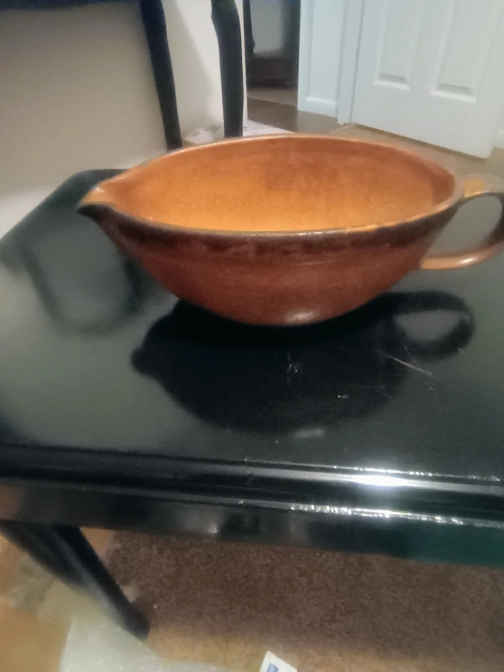Vintage New Old Stock Nelson Mccoy Gravy Boat.